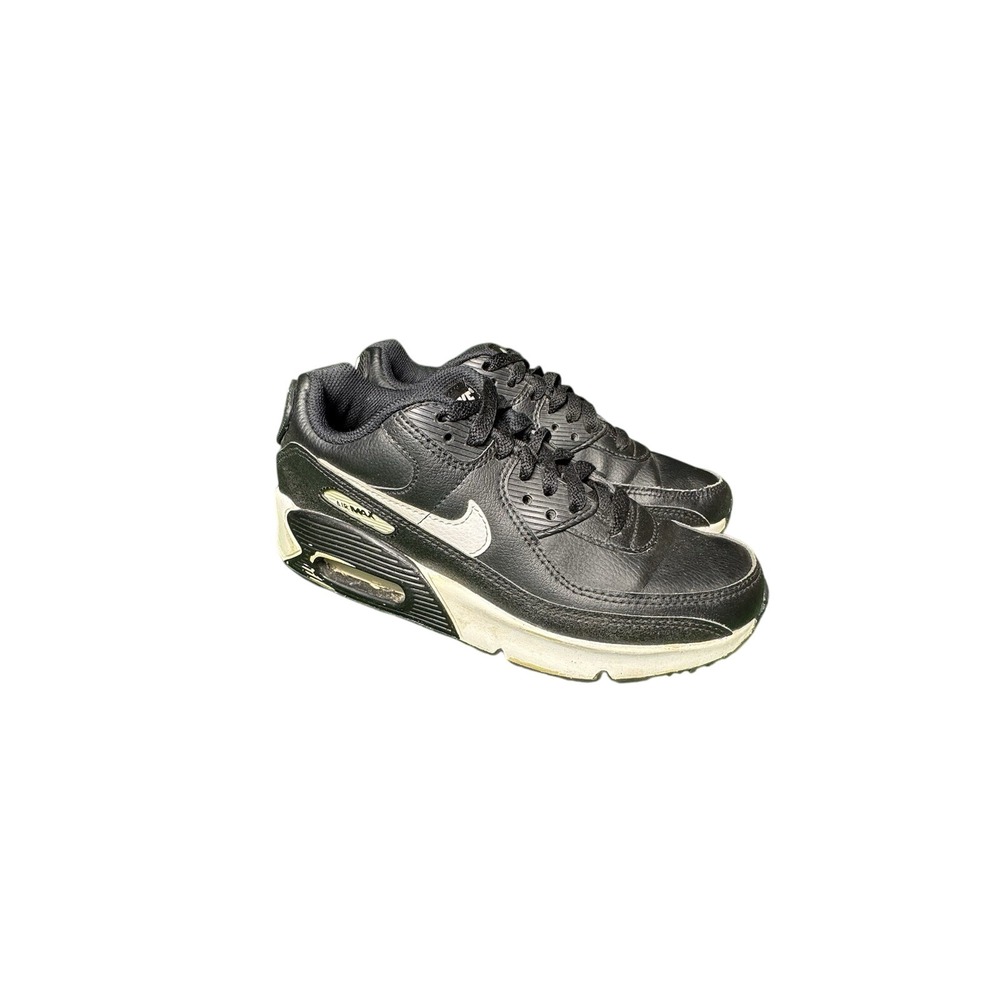 Nike Air Max 90 Black White HF6358-002 Preschool Kids Sneakers Size 3Y - Picture 3 of 6